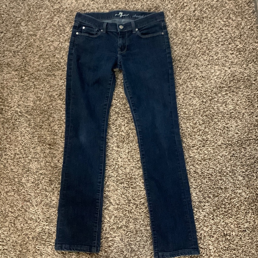 Size 29 7 of all man kind straight leg women’s jeans